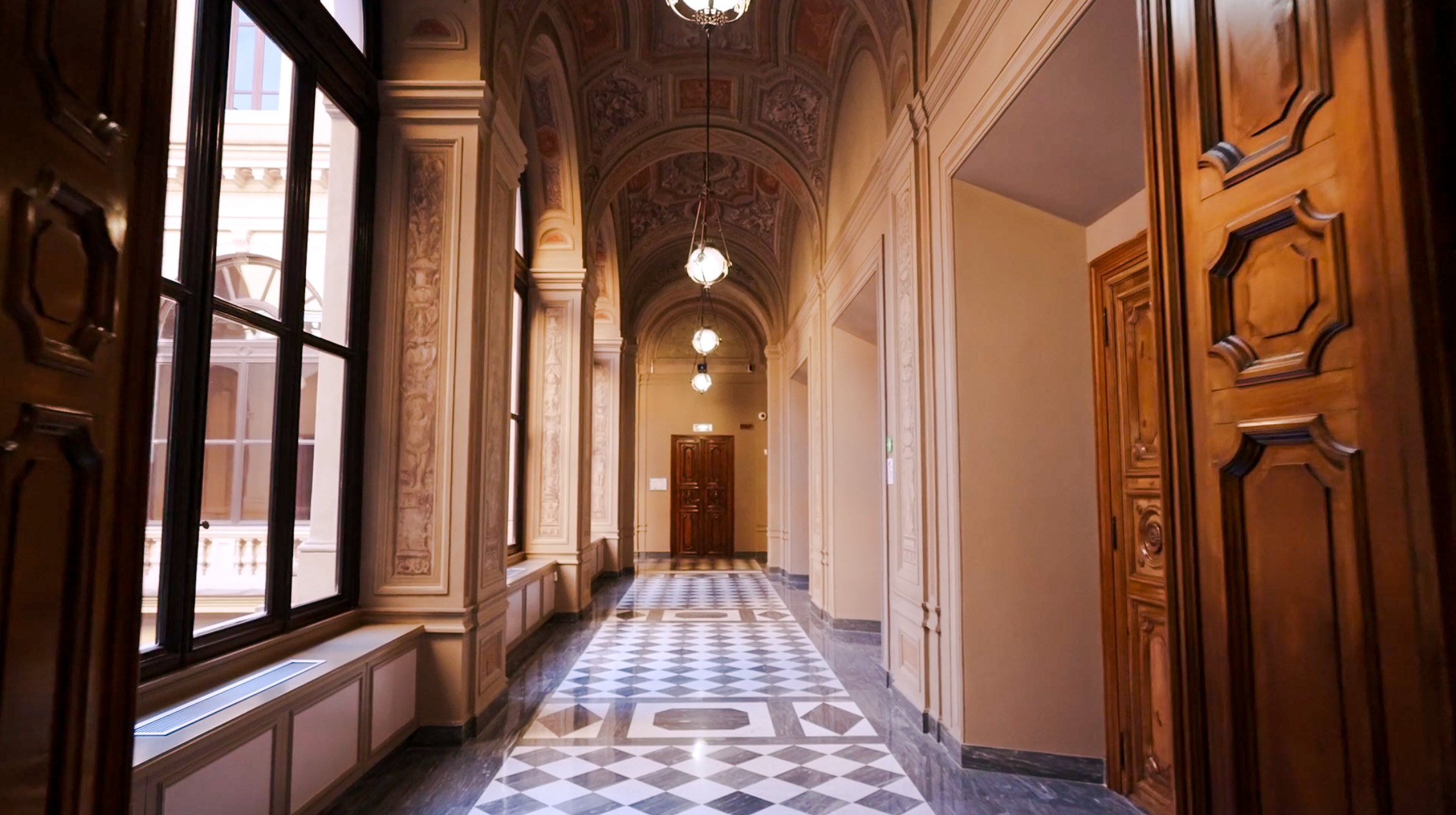 Corridoio Palazzo Sciarra Colonna - Fondazione Roma