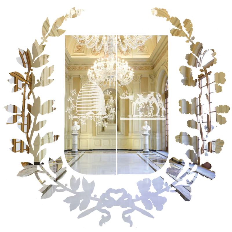 Maschera Sala dei marmi Palazzo Cipolla - Fondazione Roma